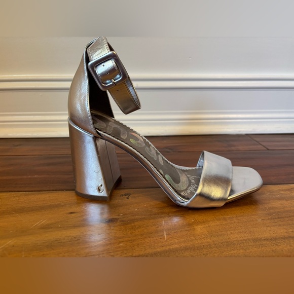 Circus by Sam Edelman Silver Women's Chunky Heels Size 8.5 - Picture 12 of 16